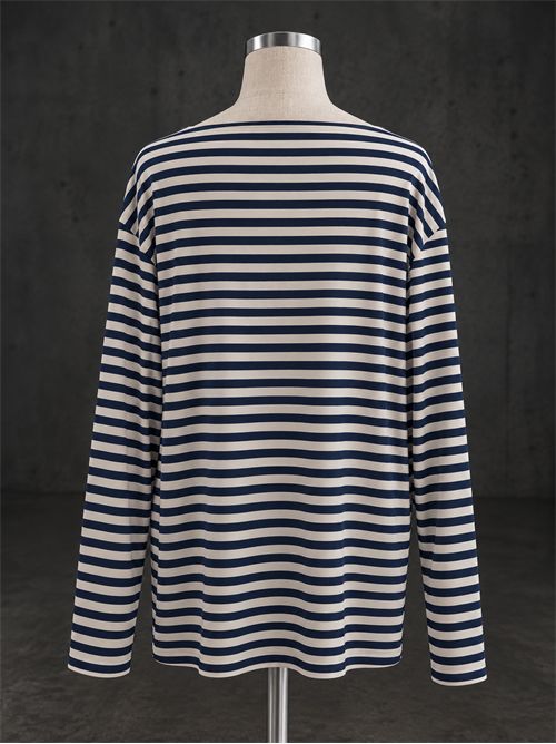 maglia college riga taglio vivo SUSY STAR | MAG002BLU NOTTE